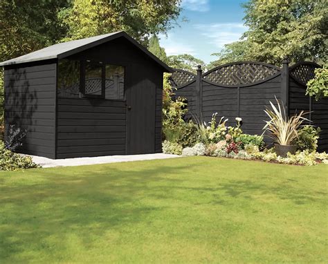 ronseal tudor black fence paint.